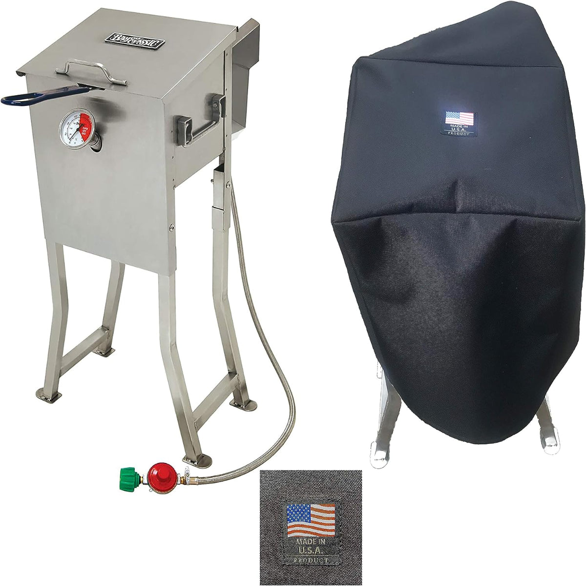 Black Bayou® Classic 700-725 Full Cover (Fits 2.5 gallon fryer to Mid of legs)