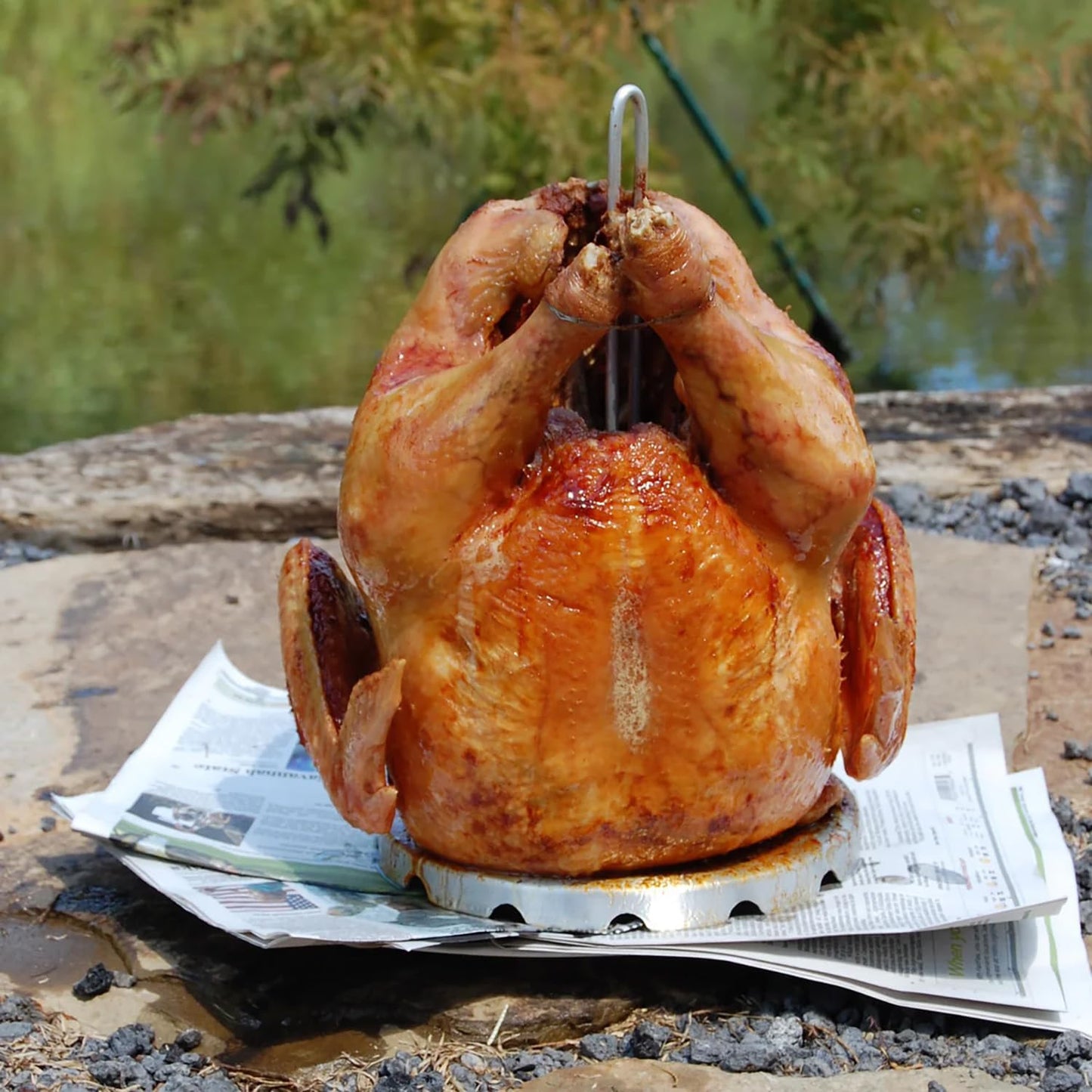 Bayou® Classic 9195 – 32-Qt Stainless Steel Turkey Fryer Kit with SQ14 Square Patio Stove