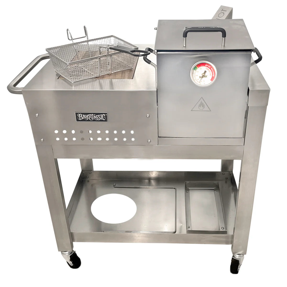 700-727 2.5-gal Stainless Bayou® Fryer Workstation
