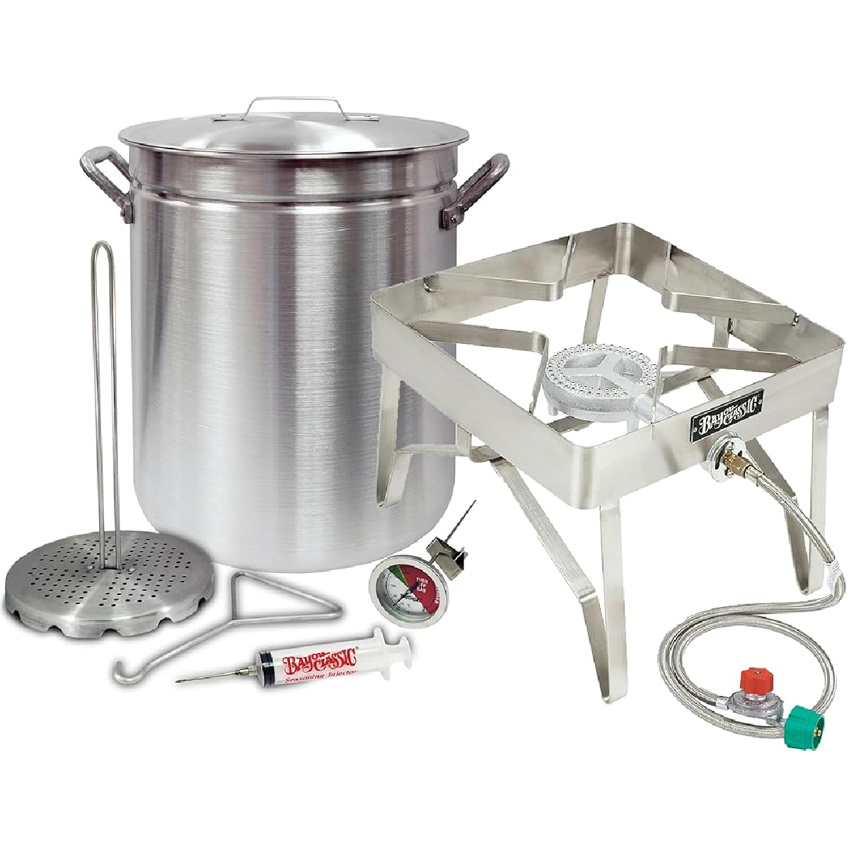 4225/1114 - Bayou® Classic Grand Gobbler — 42-Qt Aluminum Turkey Fryer Kit (Stainless Steel Burner)
