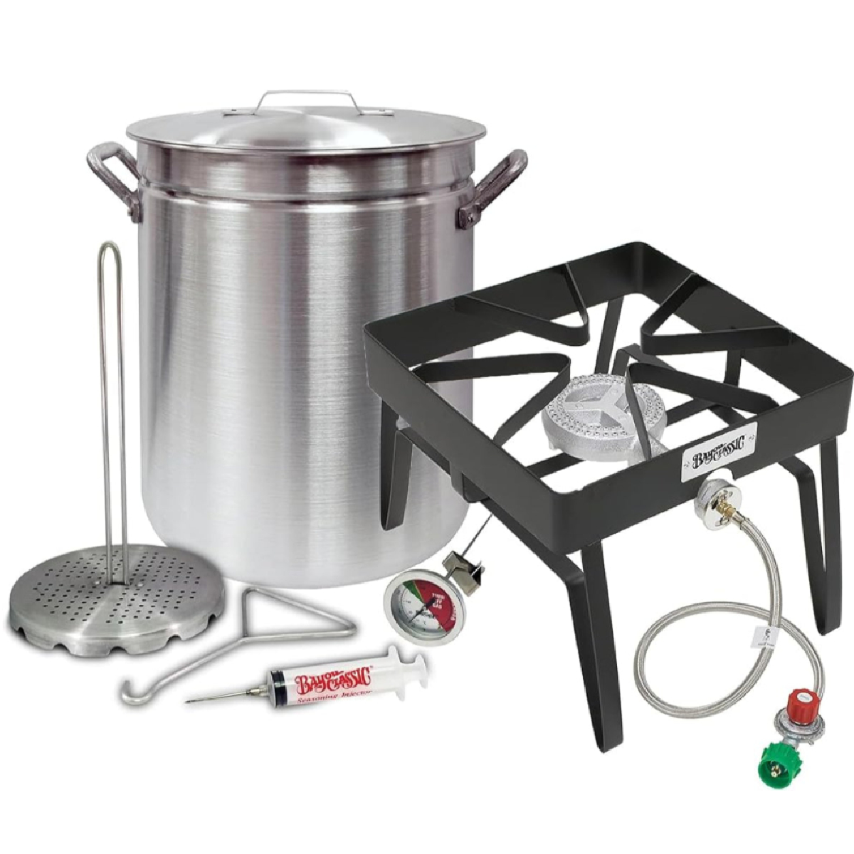 4225/SQ14 - Bayou® Classic  Grand Gobbler — 42-Qt Aluminum Turkey Fryer Kit (SQ14 Patio Stove)