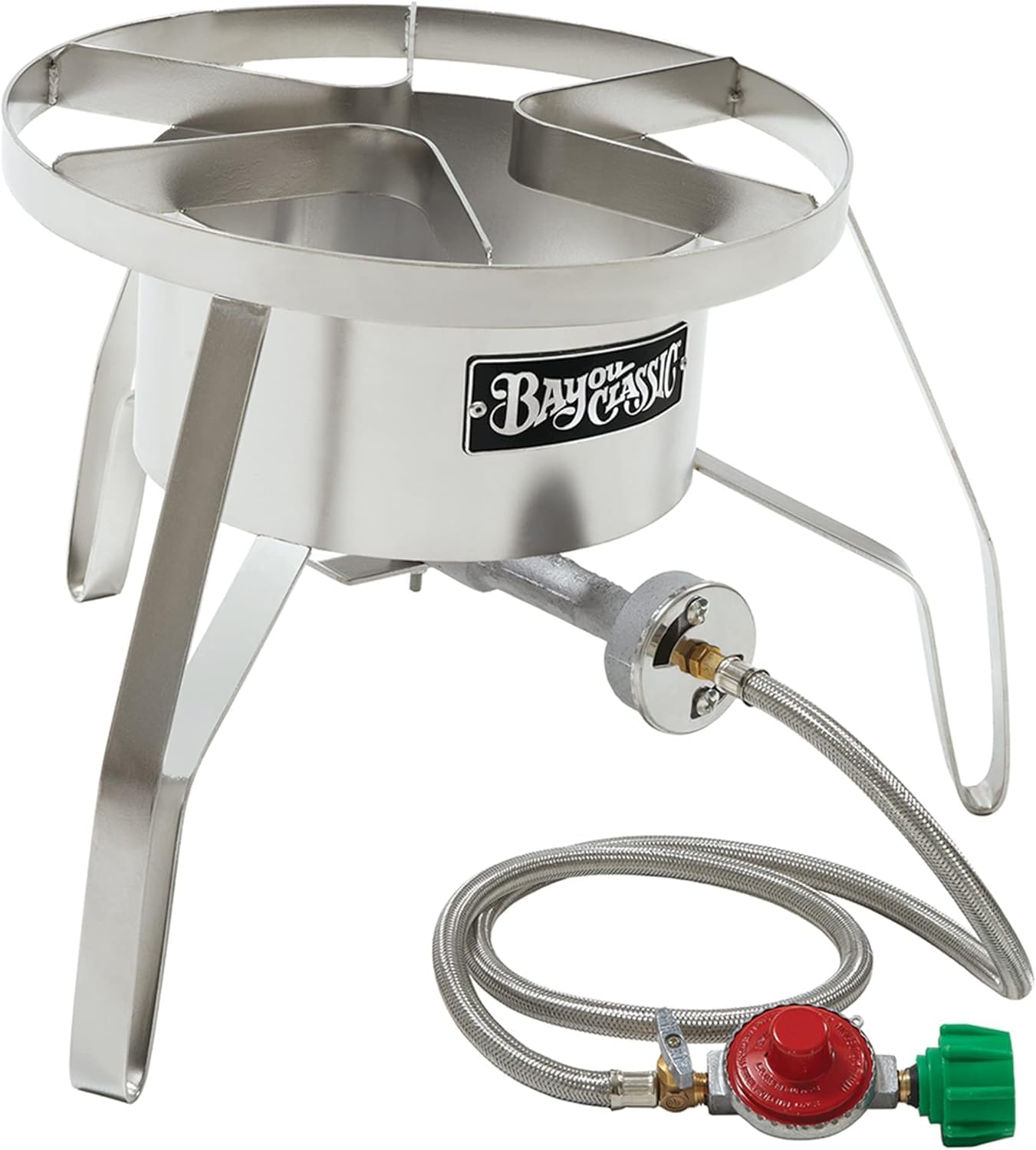 4225/SS10 - Bayou Classic Grand Gobbler 42-Qt Aluminum Turkey Fryer Kit w/ 14" Stainless Cooker