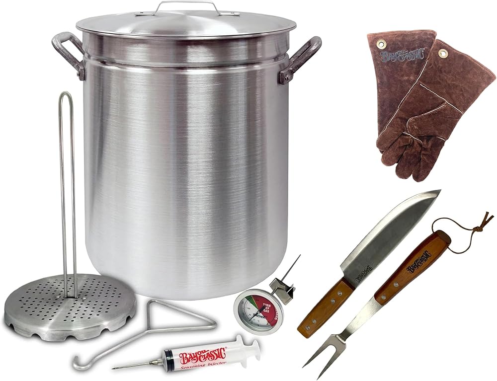4225Plus - 42QT Bayou  Grand Gobbler Turkey Fryer Kit w/ Gloves