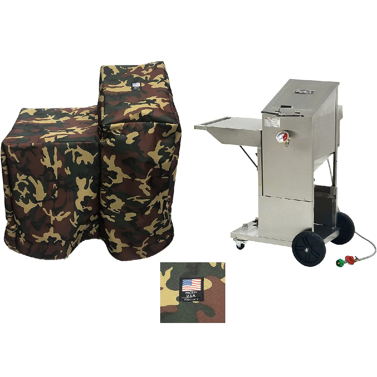 Camo Bayou® Classic 700-701 or 700-704 Custom Full Length Cover WITH Side Cart (Handles need to be folded in)