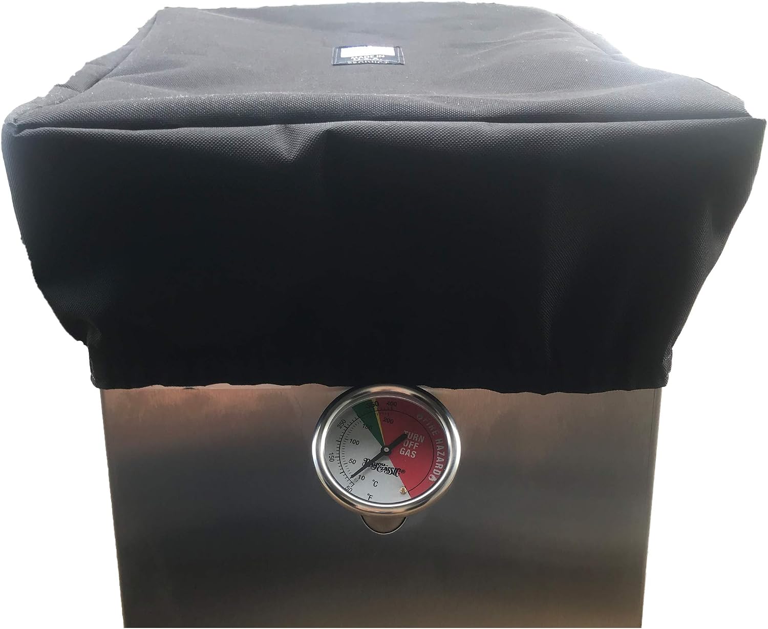 1004 Black Bayou® Classic 700-701 Bikini Cover fits 4 gallon fryer (made to keep bugs out. Handles need to be folded in) - Image 2