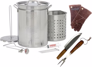 1118-Plus - Bayou Classic 32QT Stainless Steel Turkey Fryer Kit