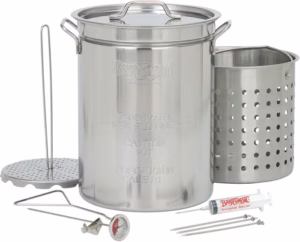 1118 - Bayou Classic 32-qt Stainless Turkey Fryer