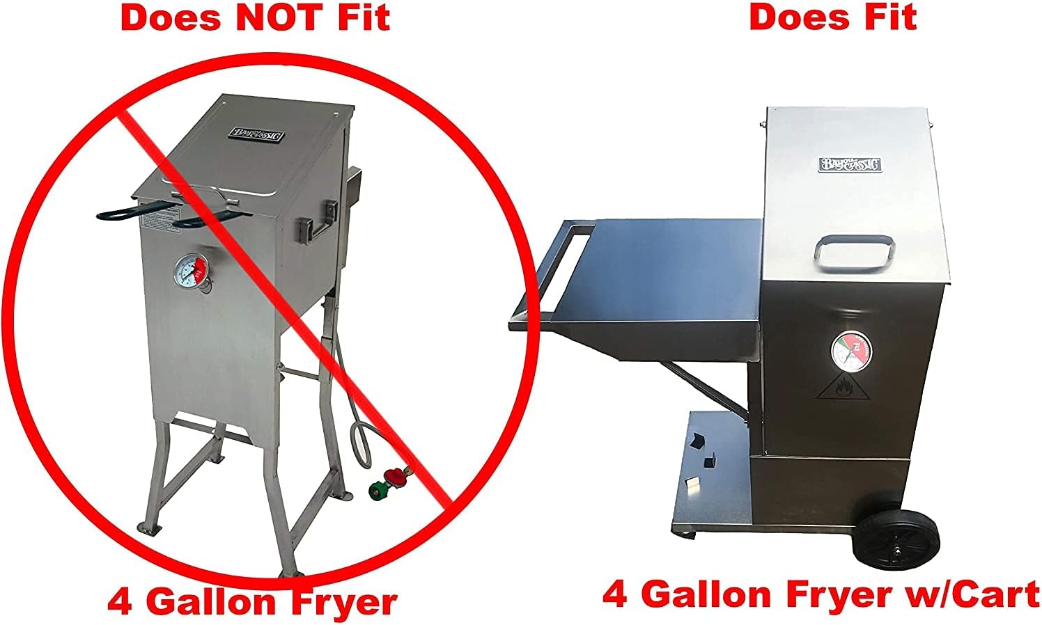 Camo Bayou® Classic 700-701 or 700-704 Custom Full Length Cover WITH Side Cart (Handles need to be folded in) - Image 3