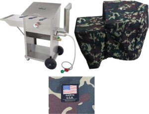 Bayou Classic CAMO 700-709 9 Gallon Full Length Deep Fryer Cover Made in the USA