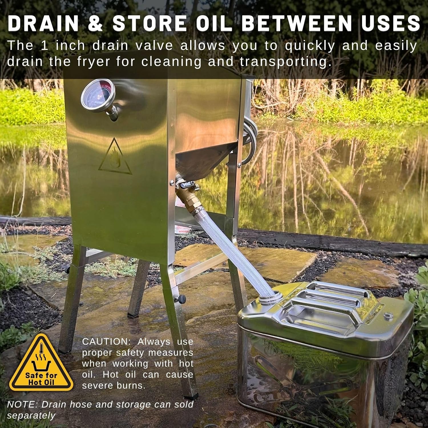 4-gal Stainless Bayou® Fryer - Image 6