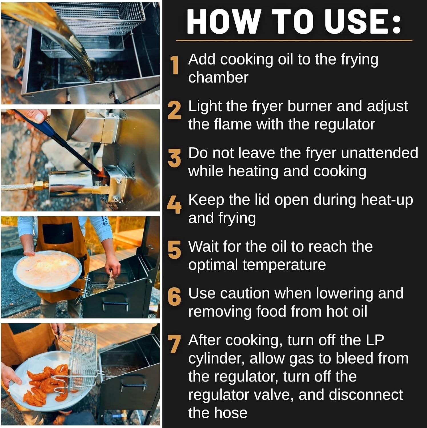 4-gal Stainless Bayou® Fryer - Image 5