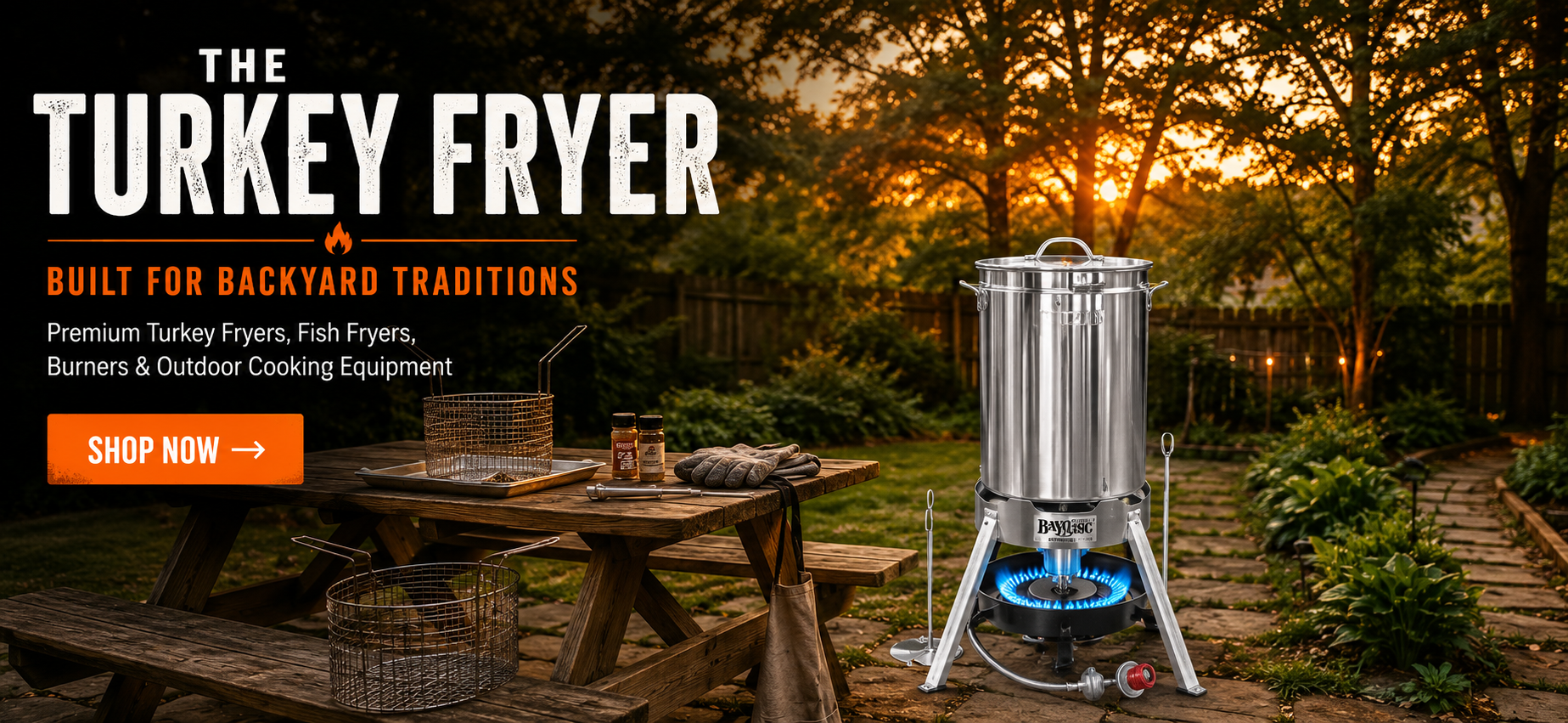 The Turkey Fryer outdoor cooking equipment
