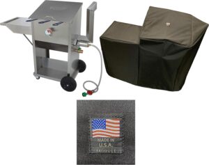 700-709 PVC Coated Polyester Cover 5009 Full Length Custom Protection Made For 9 Gallon Deep Fryer